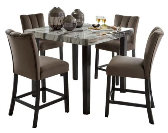 Jeshina 5-Piece Counter Dining Set