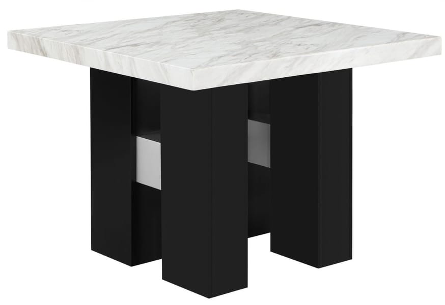 WHITE BAR TABLE WITH 4 CHAIRS