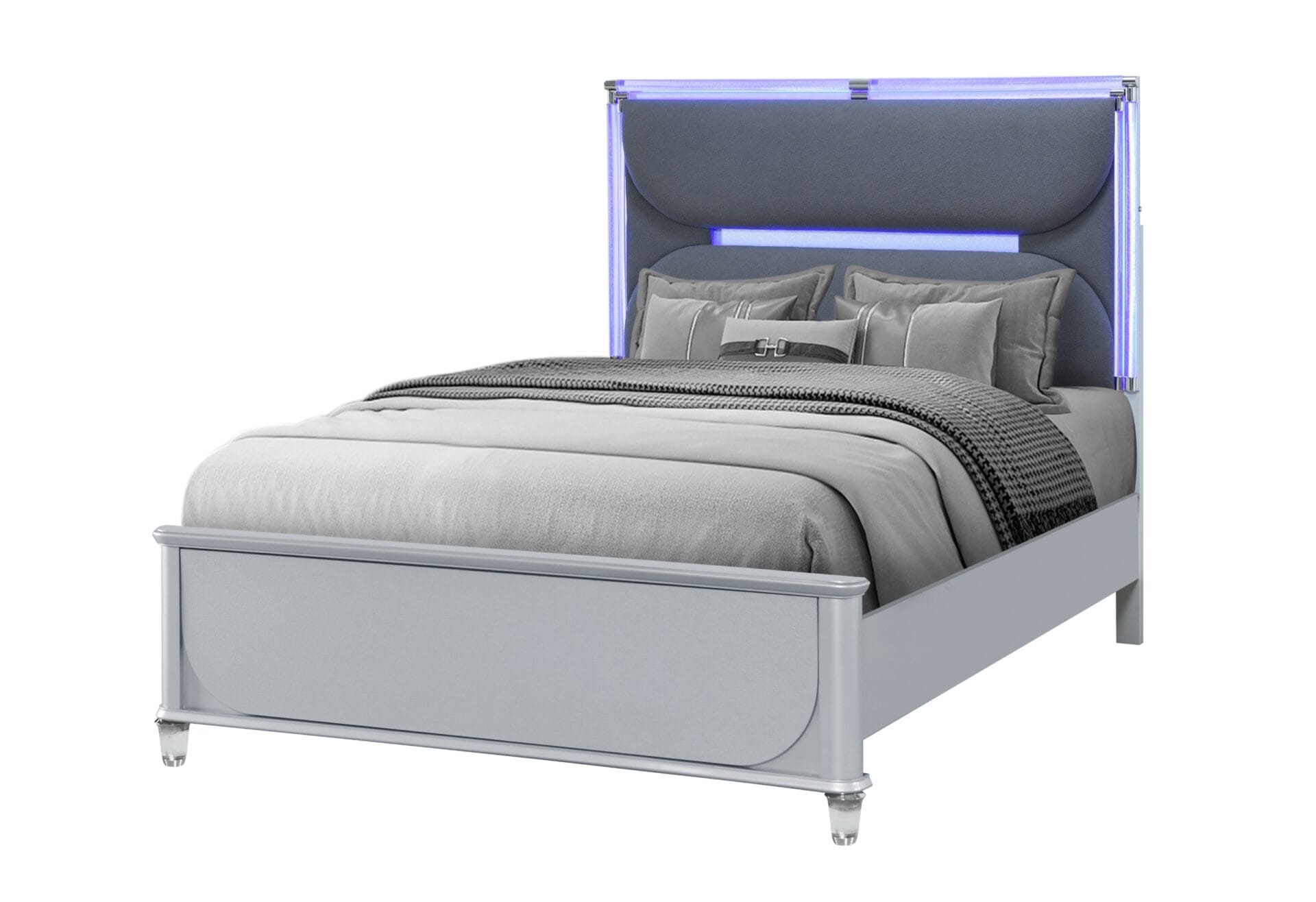 SILVANO SILVER QUEEN BED