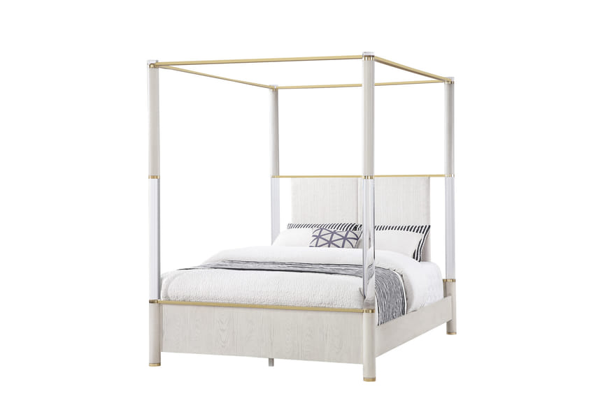 MALMO OAK 5 PC QUEEN BED GROUP