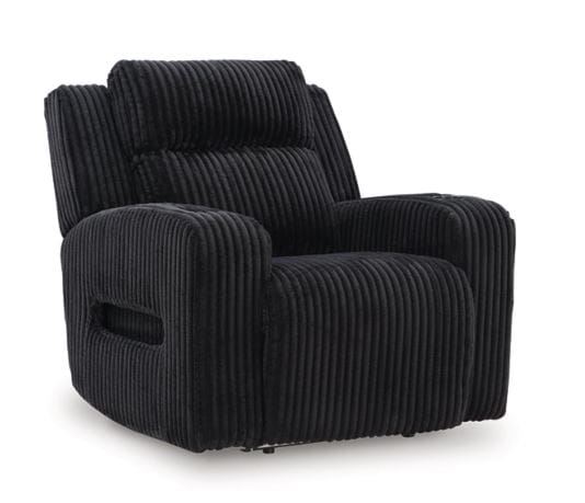 Forest Lake Power Recliner with Adjustable Headrest/BLACK