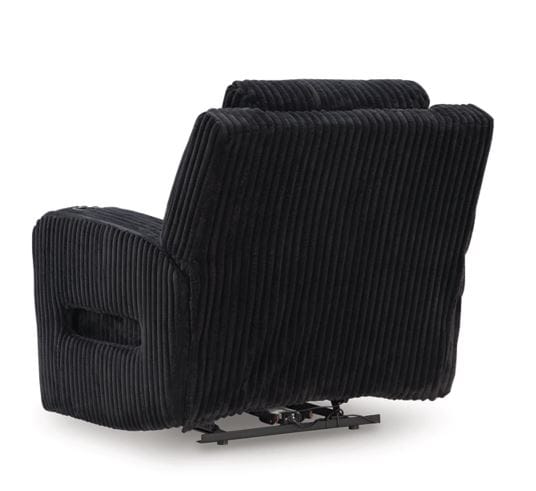 Forest Lake Power Recliner with Adjustable Headrest/BLACK