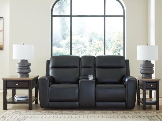 5Z-Comfort PWR REC Loveseat/CON/ADJ HDRST/Onyx