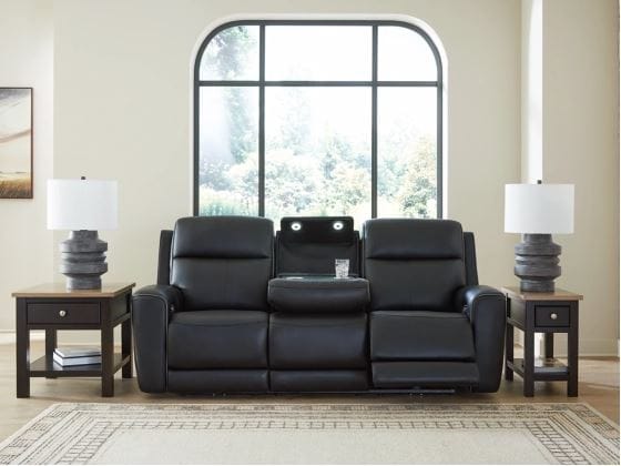 5Z-Comfort PWR REC Sofa with ADJ Headrest/Onyx