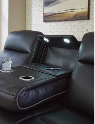 5Z-Comfort PWR REC Sofa with ADJ Headrest/Onyx