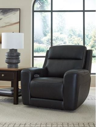 5Z-Comfort PWR Recliner/ADJ Headrest/Onyx