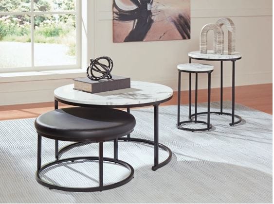 JUSMOUR OCCASIONAL NESTING TABLE SET OF 4