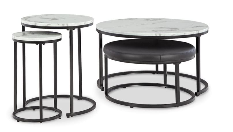 JUSMOUR OCCASIONAL NESTING TABLE SET OF 4