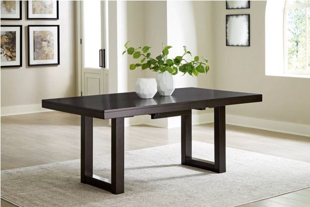 Neymorton Rectangular Dining Table with Butterfly Leaf