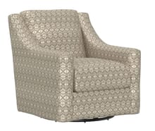 Lamar Swivel Sofa Chair in Dove