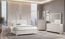 MALMO OACK 5 PC KING BED GROUP