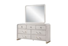 MALMO OACK DRESSER & MIRROR