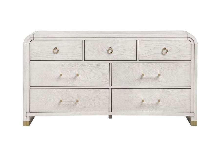 MALMO OACK DRESSER & MIRROR