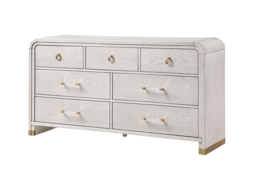 MALMO OACK DRESSER & MIRROR
