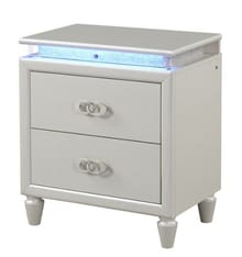 Perla Nightstand – Milky White
