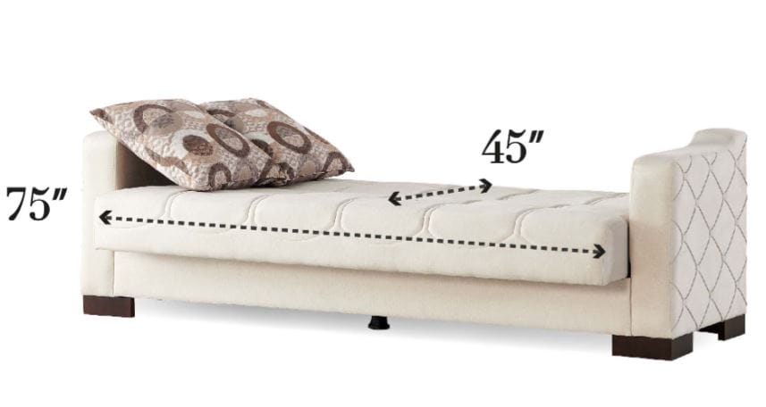 MARDIN Sofa & Loveseat Set with Bed & Storage