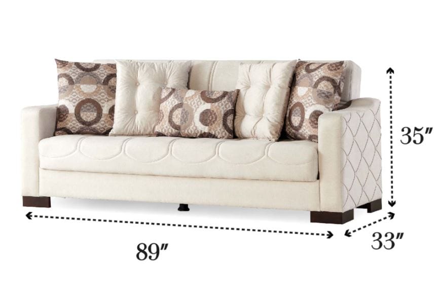 MARDIN Sofa with Bed & Storage