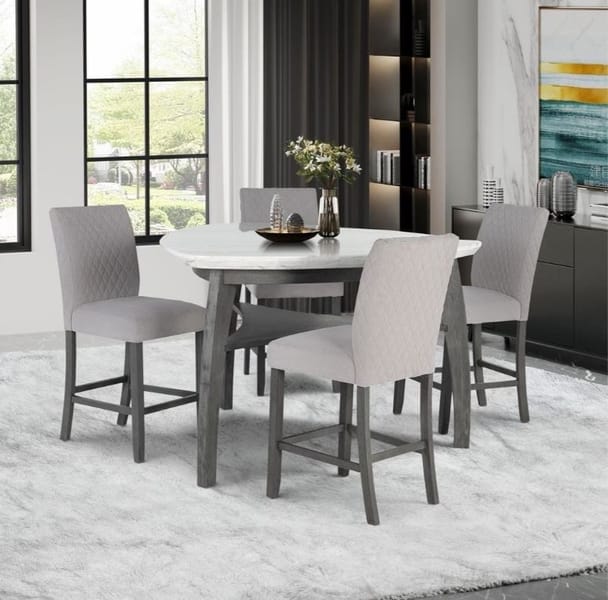 DIAMOND BACK UPHOLOSTERED BAR STOOL
