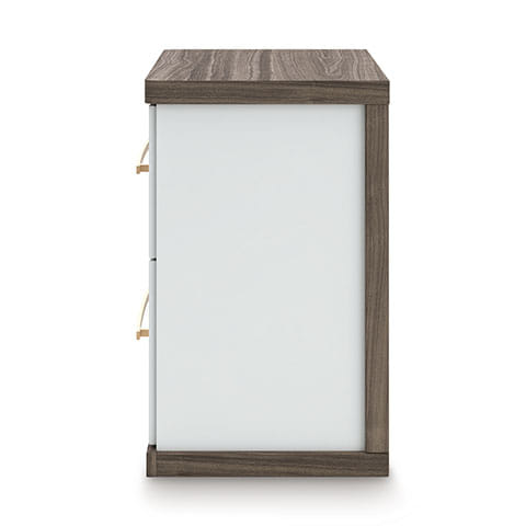 Kendanport Two Drawer Nightstand