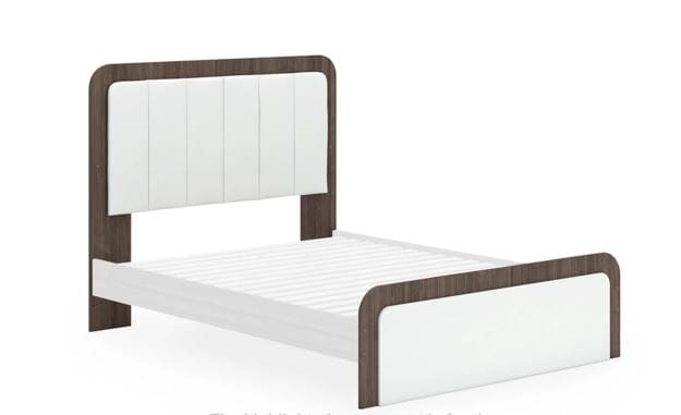 Kendanport Queen Upholstered Bed with LED Headboard