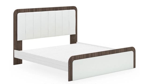 Kendanport King Upholstered Bed with LED Headboard