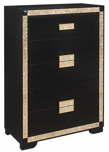BLAKE QUEEN BEDROOM SET - BED, DRESSER, MIRROR, NIGHT STAND