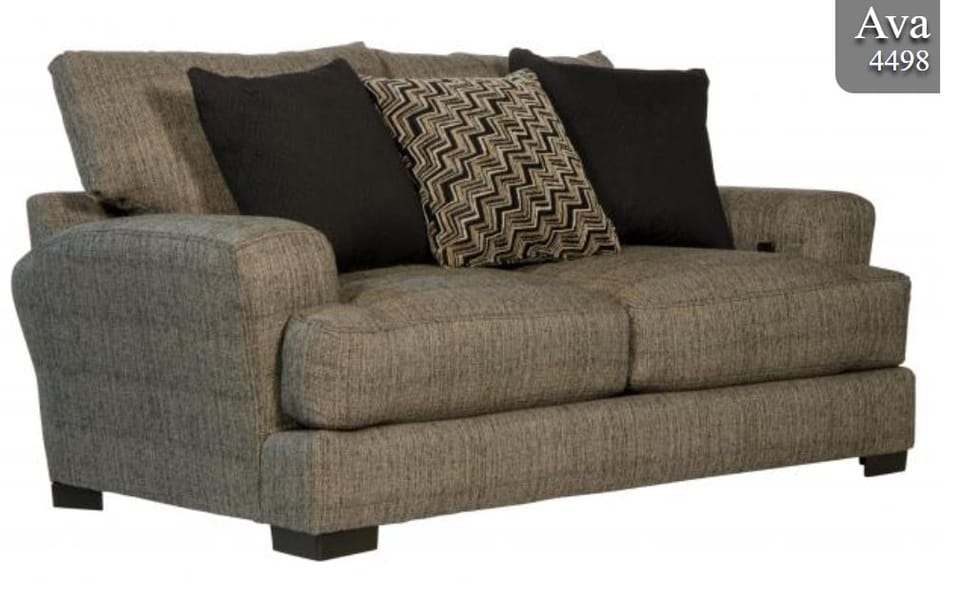 AVA SOFA AND LOVESEAT SET - PEPPER COLOR