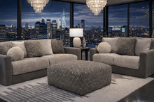 Reddington Sofa & Loveseat Set in Umber/Fawn
