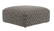 Reddington Cocktail Ottoman in Umber/Fawn