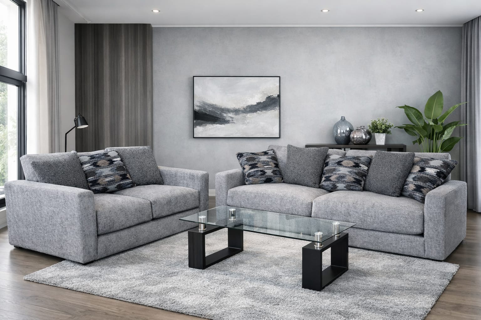 Avondale Nature Sofa & Loveseat Set