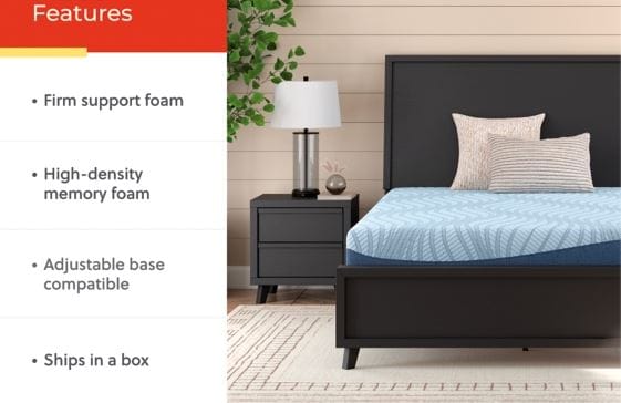PEAK 2.0 10" MEMORY FOAM KING MATTRESS