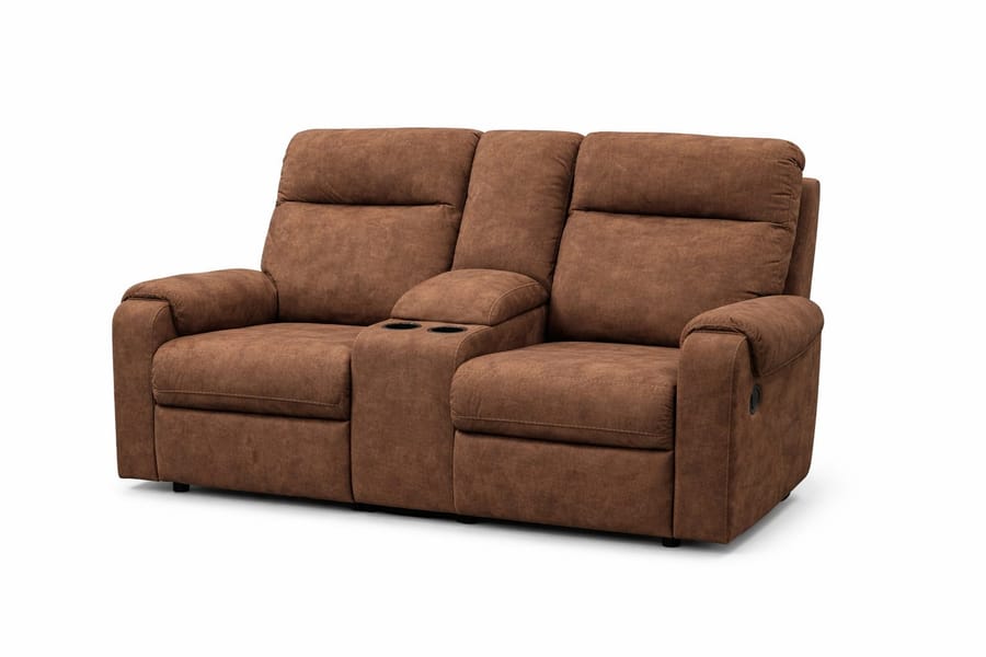 HARRINGTON BROWN MANUAL RECLINING SOFA & LOVESEAT SET