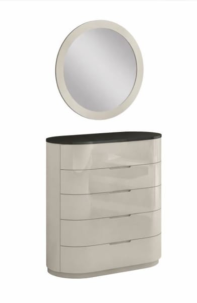AMSTERDAM QUEEN BEDROOM SET – QUEEN BED, CHEST & MIRROR