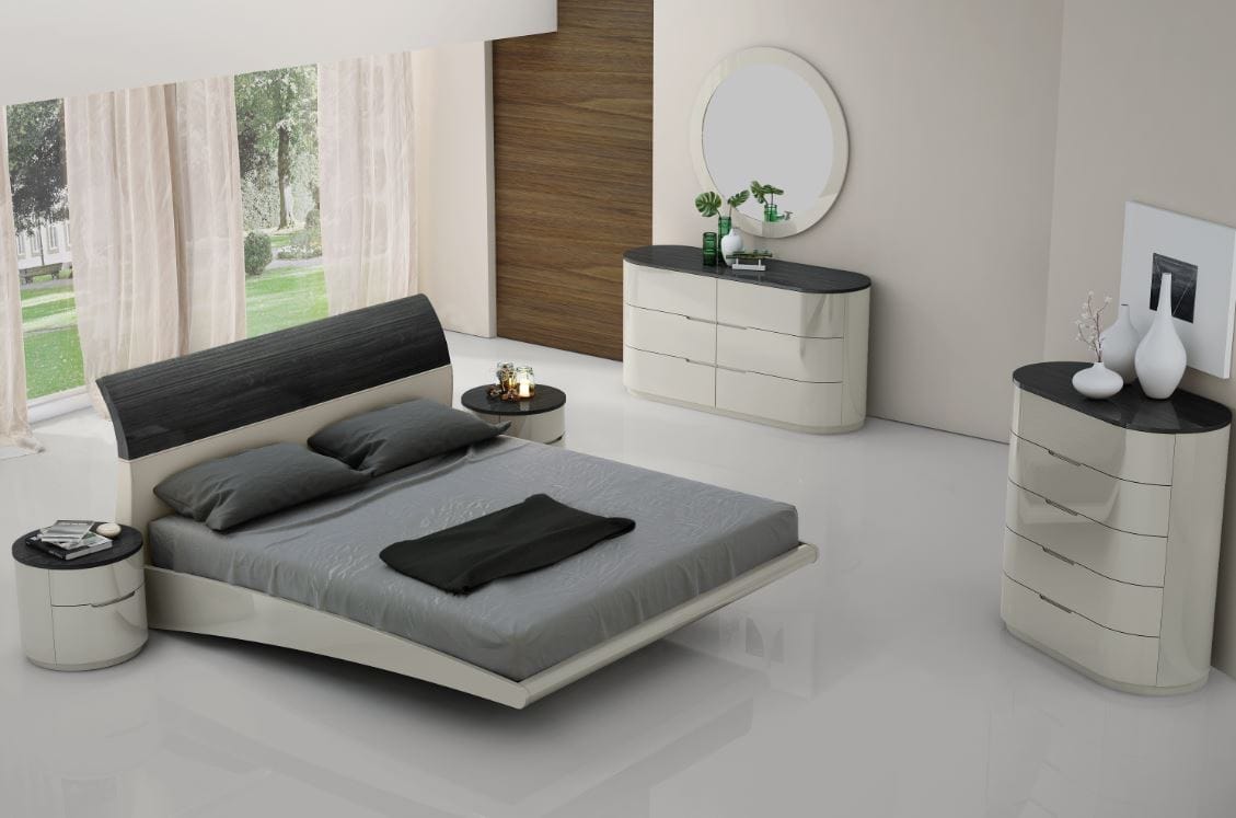AMSTERDAM QUEEN BEDROOM SET – QUEEN BED, CHEST & MIRROR