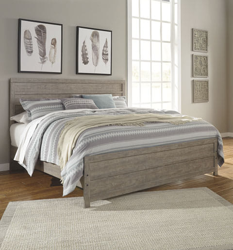 CULVERBACH QUEEN BEDROOM SET – QUEEN BED, DRESSER & MIRROR