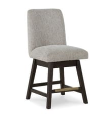 BURKHAUS UPHOLSTERED SWIVEL BARSTOOL