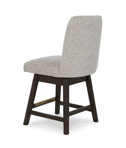 BURKHAUS UPHOLSTERED SWIVEL BARSTOOL