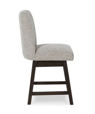 BURKHAUS UPHOLSTERED SWIVEL BARSTOOL