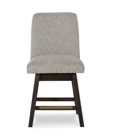 BURKHAUS UPHOLSTERED SWIVEL BARSTOOL