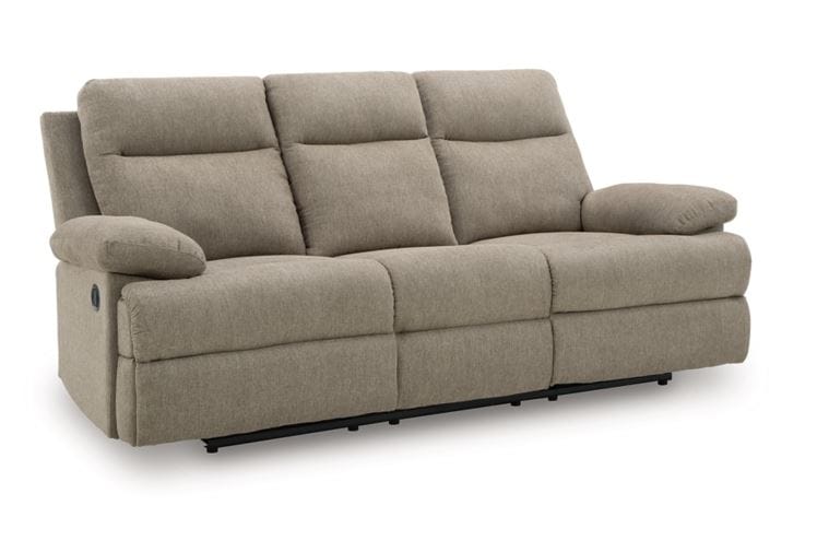 SIDE-SWIPE REC SOFA W/DROP DOWN TABLE