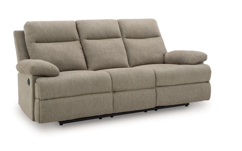 SIDE-SWIPE REC SOFA W/DROP DOWN TABLE
