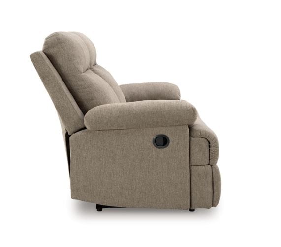 SIDE-SWIPE REC SOFA W/DROP DOWN TABLE
