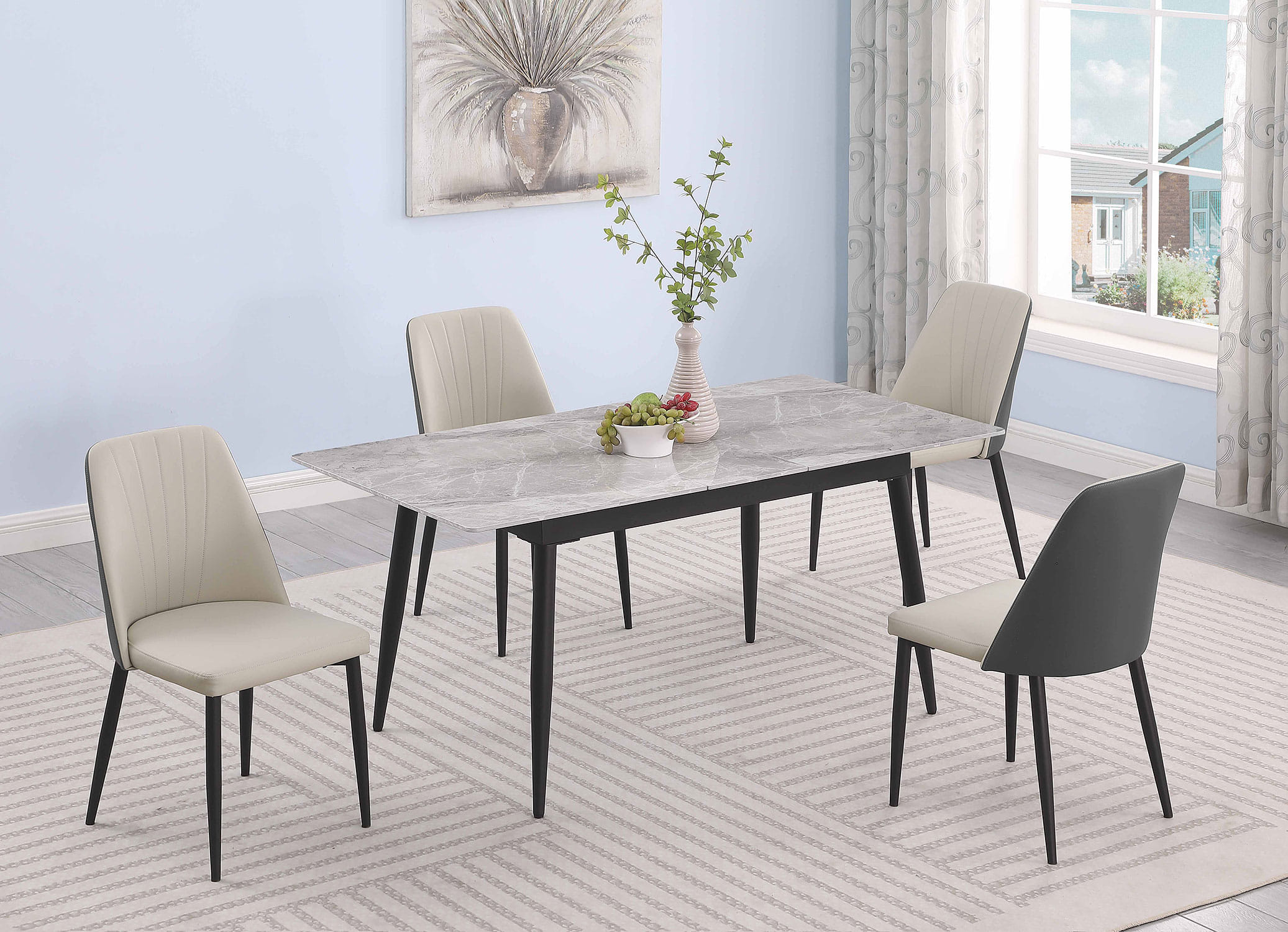 Judith 5-Piece Dining Set by Chintaly Imports