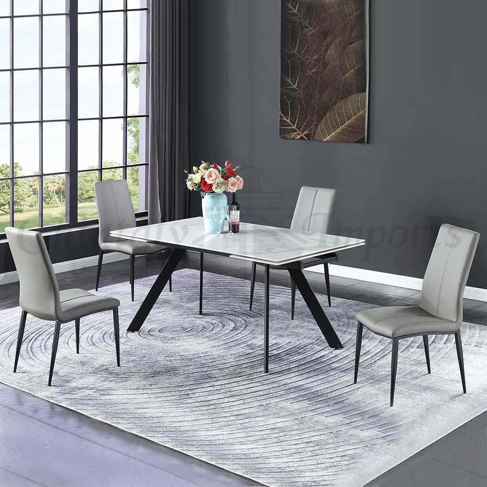 Alexandra 5-Piece Dining Set by Chintaly Imports