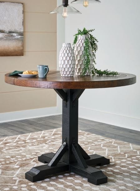 VALEBECK ROUND DRM COUNTER TABLE