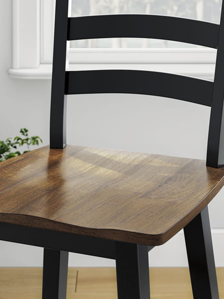 WILLOW DINING TABLE, 4 CHAIRS AND BENCH