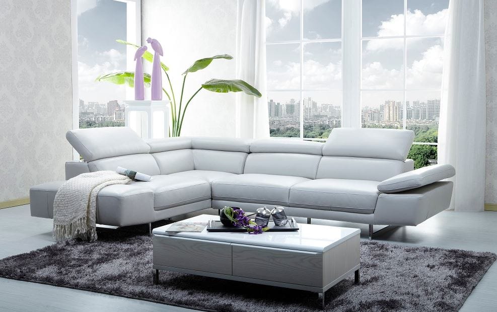 RIVER 17 PREMIUM LEATHER SECTIONAL