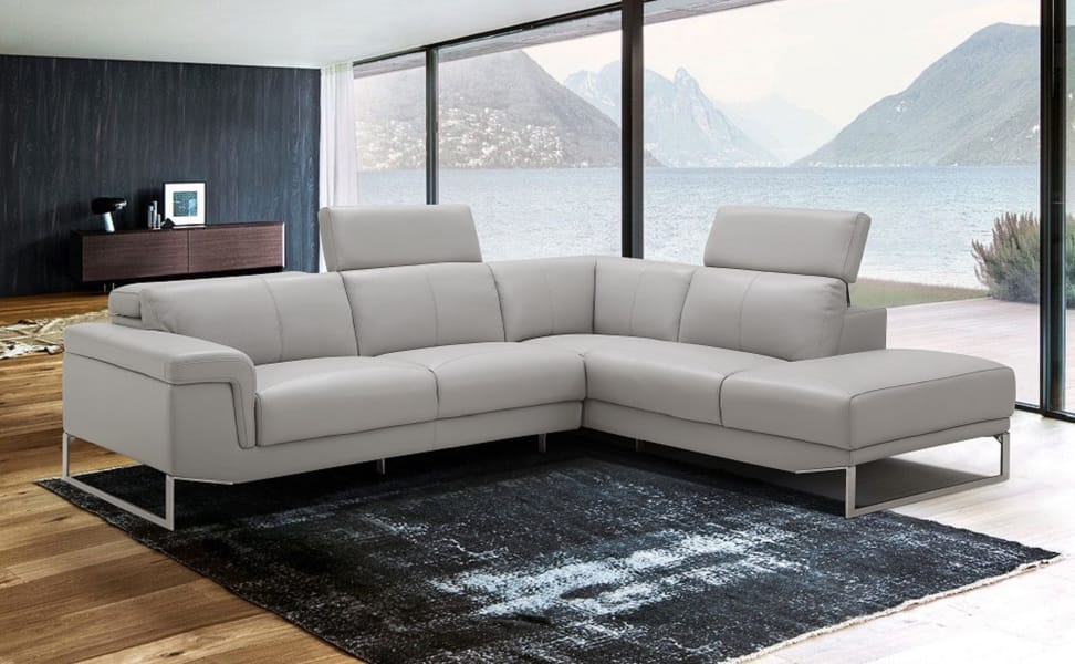ATINA MODERN LEATHER SECTIONAL