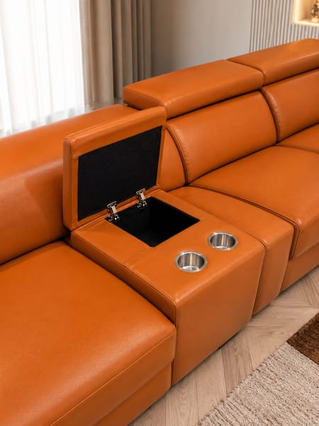 MONARCH PUMPKIN POWER MOTION SECTIONAL