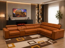 MONARCH PUMPKIN POWER MOTION SECTIONAL